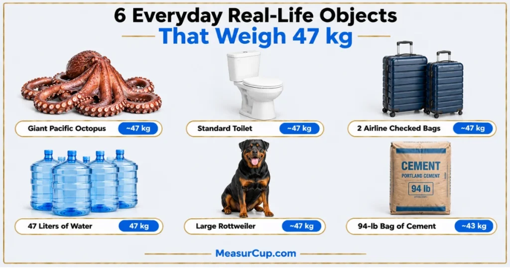 Objects That Weigh 47 kg