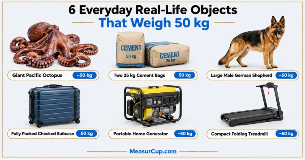 Objects That Weigh 50 kg