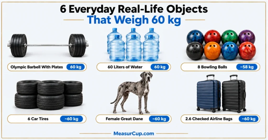 Objects That Weigh 60 kg