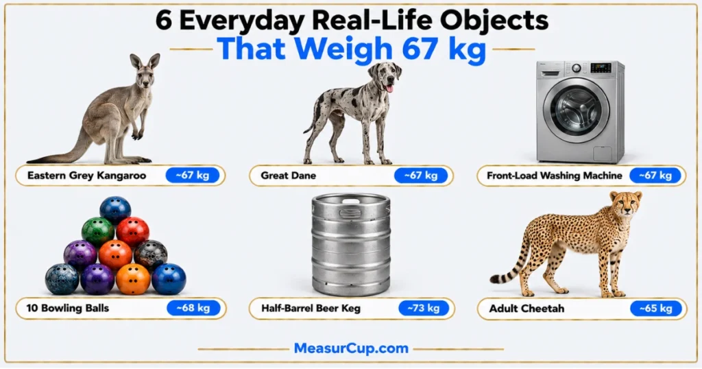 Objects That Weigh 67 kg