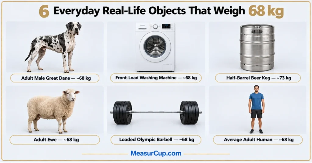 Objects That Weigh About 68 kg