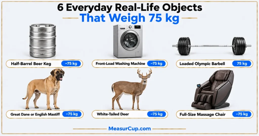 Objects That Weigh 75 kg