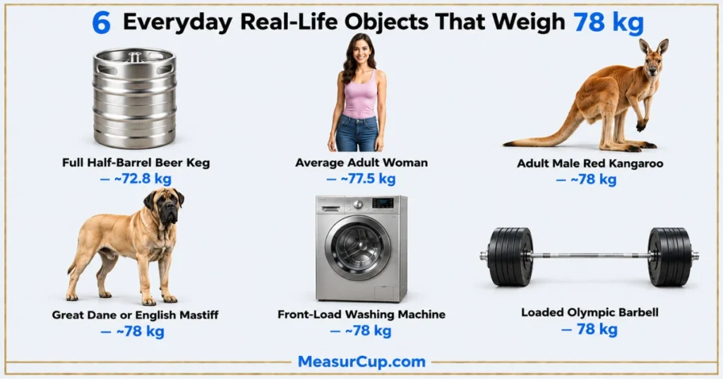 Objects That Weigh 78 kg