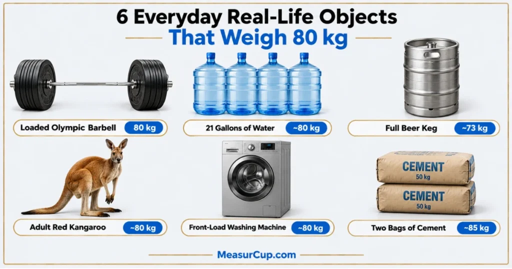Objects That Weigh 80 kg
