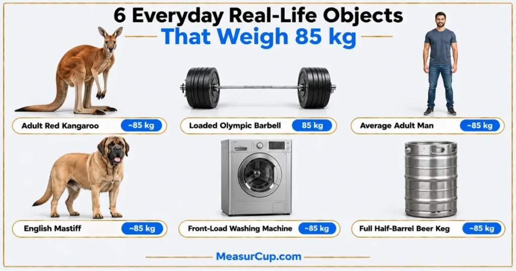 Objects That Weigh 85 kg